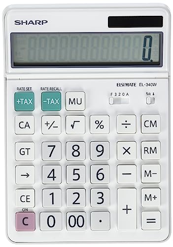 Tisch-Taschenrechner SHARP EL-340W Tischrechner