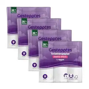 Toilettenpapier by amazon gestepptes 3 lagiges 36 rollen