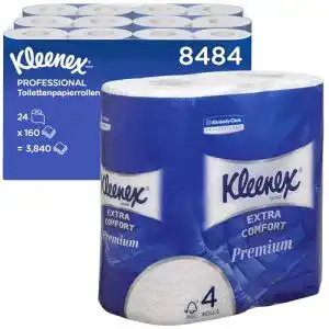 Toilettenpapier kleenex premium 8484 wc papier 24 rollen
