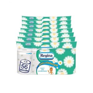 Toilettenpapier Regina Kamillenpapier 3-lagiges, 56 Rollen
