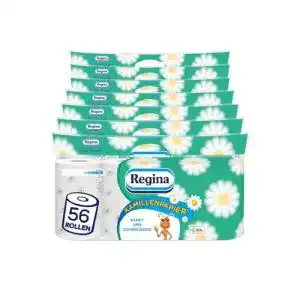 Toilettenpapier regina kamillenpapier 3 lagiges 56 rollen