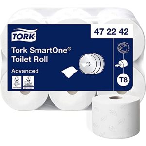 Toilettenpapier Tork SmartOne Weiß T8, Advanced, 2-lagig, 6×