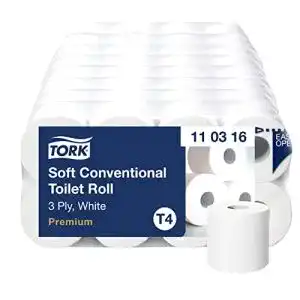 Toilettenpapier tork weiches kleinrollen in weiss t4 premium