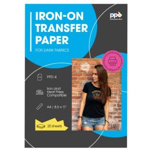 Transferpapier PPD 20xA4 Inkjet Premium für Dunkles Textil