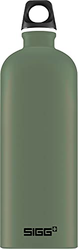 Trinkflasche 1 Liter SIGG – Alu Trinkflasche – Traveller Leaf Green