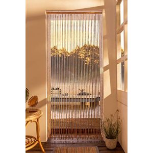 Türvorhang Dekoleidenschaft aus Bambus, 90×200 cm, Balkontür