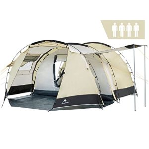 Tunnelzelt 4 Personen CampFeuer Zelt Super+ für 4 Personen