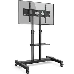 Tv staender rfiver tv staender rollbar fernsehstaender mit rollen
