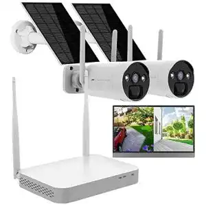 Ueberwachungskamera mit monitor visortech nvr