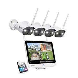 Ueberwachungskamera mit monitor zosi 3mp aussen wlan 1