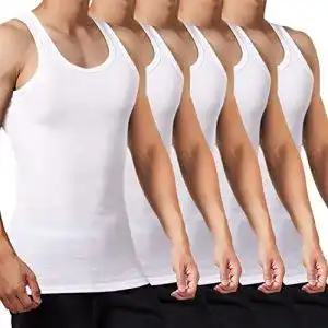 Unterhemd herren falary tank top 5er pack gekaemmte feinripp