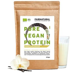 Veganes Proteinpulver Fairprotein Protein-Pulver BIO Vanille - veganes proteinpulver fairprotein protein pulver bio vanille