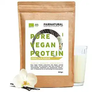 Veganes proteinpulver fairprotein protein pulver bio vanille