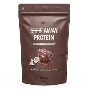 Veganes proteinpulver nutri chocolate brownie milk away