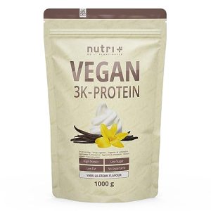 Veganes Proteinpulver Nutri + Vegan Protein Pulver Vanille 1 kg