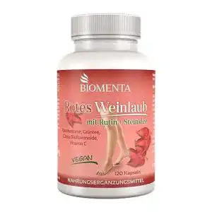 Venen tabletten biomenta rotes weinlaub