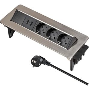 Versenkbare Steckdose Brennenstuhl Indesk Power USB-Charger - versenkbare steckdose brennenstuhl indesk power usb charger