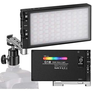 Videoleuchte Pixel G1s RGB LED , Eingebaut 12W Akku Video Licht
