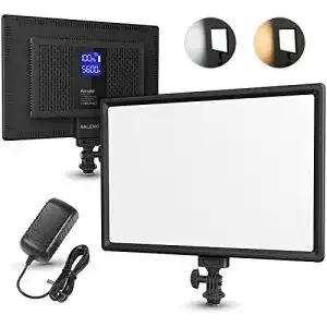Videoleuchte raleno led 19 5w videolicht eingebaute 2 4000mah