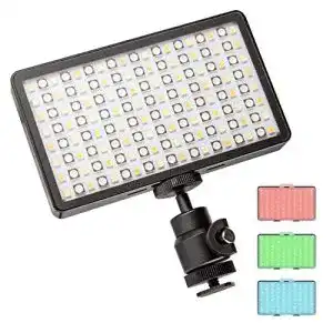 Videoleuchte walimex pro rainbow pocket led rgb fernsteuerbar