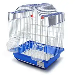 Vogelkaefig bps buena pet shop bps aus metall mit futternapf farbe