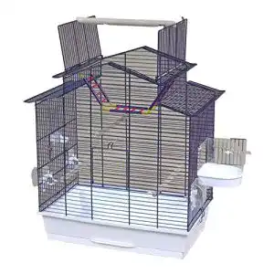 Vogelkaefig interzoo xxl wellensittich kanarien mit freisitz