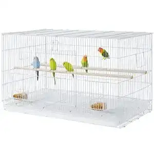 Vogelkaefig yaheetech stapelbarer flugkaefig