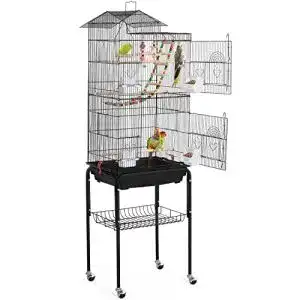 Vogelkaefig yaheetech vogelbauer vogelvoliere wellensittich