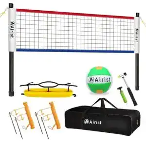 Volleyballnetz airist tragbares volleyball netz set