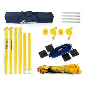 Volleyballnetz romisport set fuer volleyball beachvolleyball