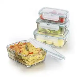 Vorratsdosen stapelbar gourmetmaxx glas frischhaltedosen