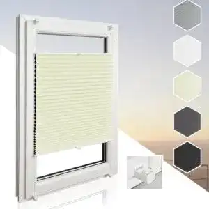 Wabenplissee home vision premium doppelplissee ohne bohren 1