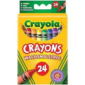 Wachsmalstifte crayola 24 stueck fuer schule und kreative