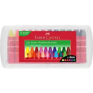 Wachsmalstifte faber castell 120034 wachsmalkreiden jumbo
