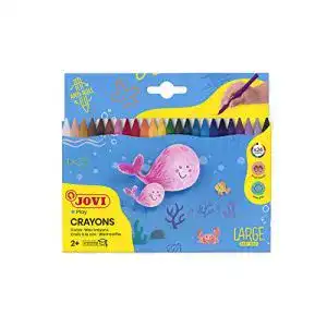 Wachsmalstifte jovi plasticolor 6 kant form ab 3 jahren geruchlos
