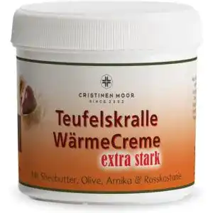 Waermesalbe cristinenmoor teufelskralle waermecreme extra stark