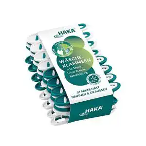 Waescheklammer haka 16er set stabile langlebige klammern