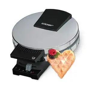 Waffeleisen cloer 185 fuer eine herzwaffel 930 w waffelgroesse 16