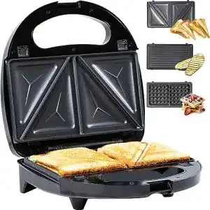 Waffeleisen gadgy sandwichmaker 3 in 1 sandwichtoaster