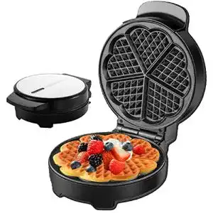 Waffeleisen steinborg 1000 watt waffelautomat fuer herzwaffeln