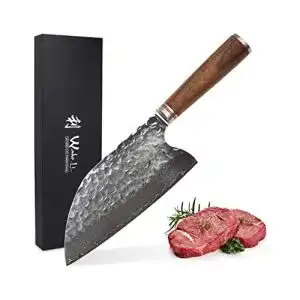 Wakoli damastmesser wakoli nussbaum premium kochmesser mit 215 cm