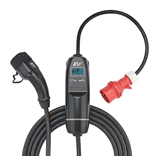 Mobile Wallbox 22 kW EV1 für Elektroautos mit 32A 3-Phasig