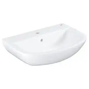 Waschbecken grohe bau keramik waschtisch 60cm mit ueberlauf