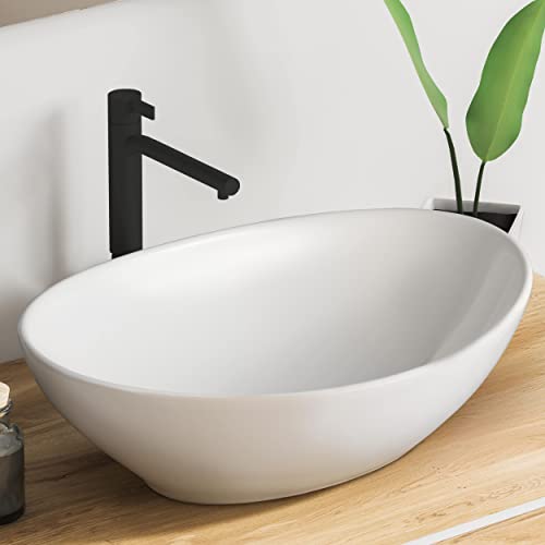 Waschbecken VMbathrooms Premium Oval mit Lotus-Effekt