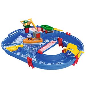 Wasserbahn AquaPlay – Start Set – für wenig Platz mit 21 Teilen