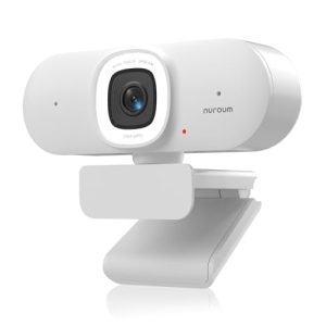 Webcam mit Ringlicht Nuroum V15-AFL , Autofokus 1080P 60fps PC Kamera