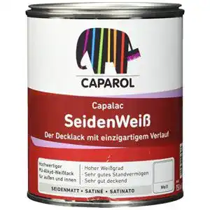 Weisslack caparol capalac seidenweiss 0750 l