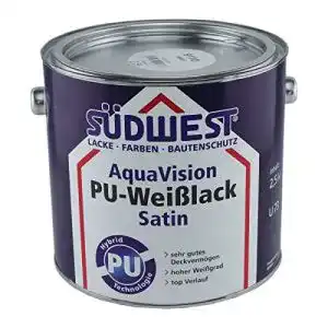 Weisslack suedwest verlag suedwest aquavision pu satin 25 liter