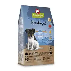 Welpen trockenfutter granatapet mini royal junior 1 kg