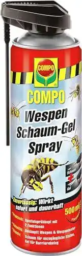 Compo Wespen Schaum-Gel Spray mit Sprührohr zur Bekämpfung von Wespen